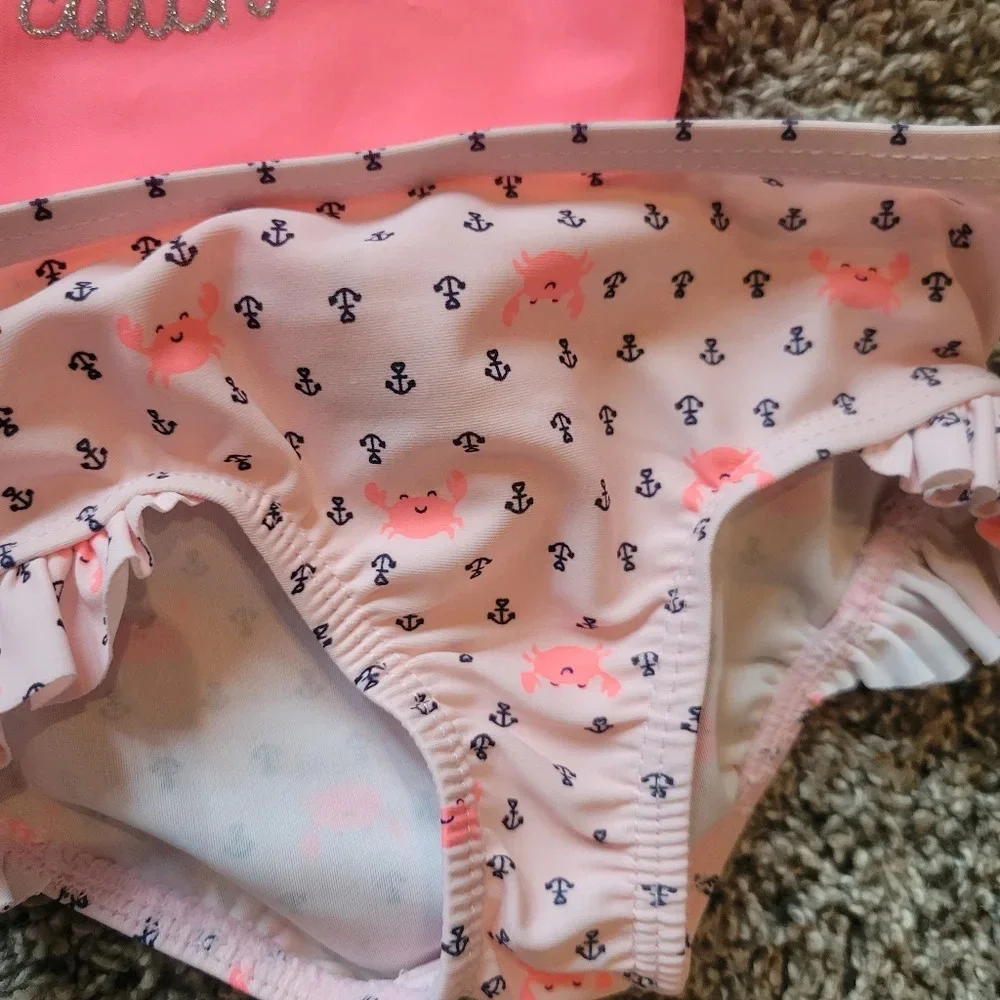 Carter's rashguard 2 piece swimsuit size 3-6 months